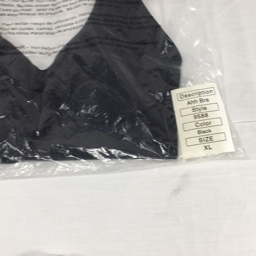 NWT Ahh Bra in Black, Size XL Bust 42-43” - Picture 4 of 4